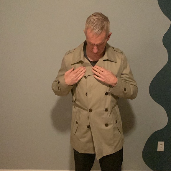 Vince Camuto peacoat trench coat NWOT SIZE L - Picture 8 of 12